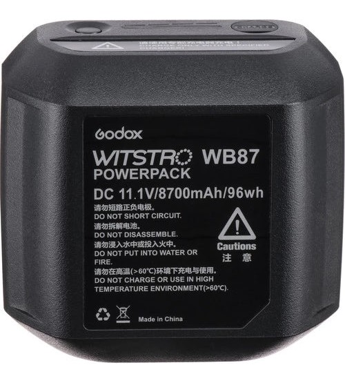 Battery Lithium Godox WB-87 for AD-600B/BM Battery Lithium Godox WB-87 for AD-600B/BM